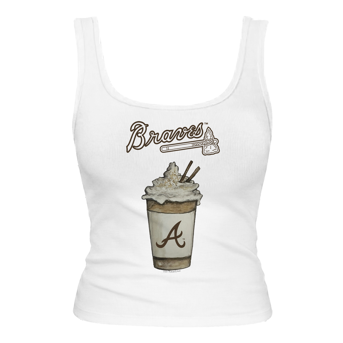 Atlanta Braves Latte Emmy Tank