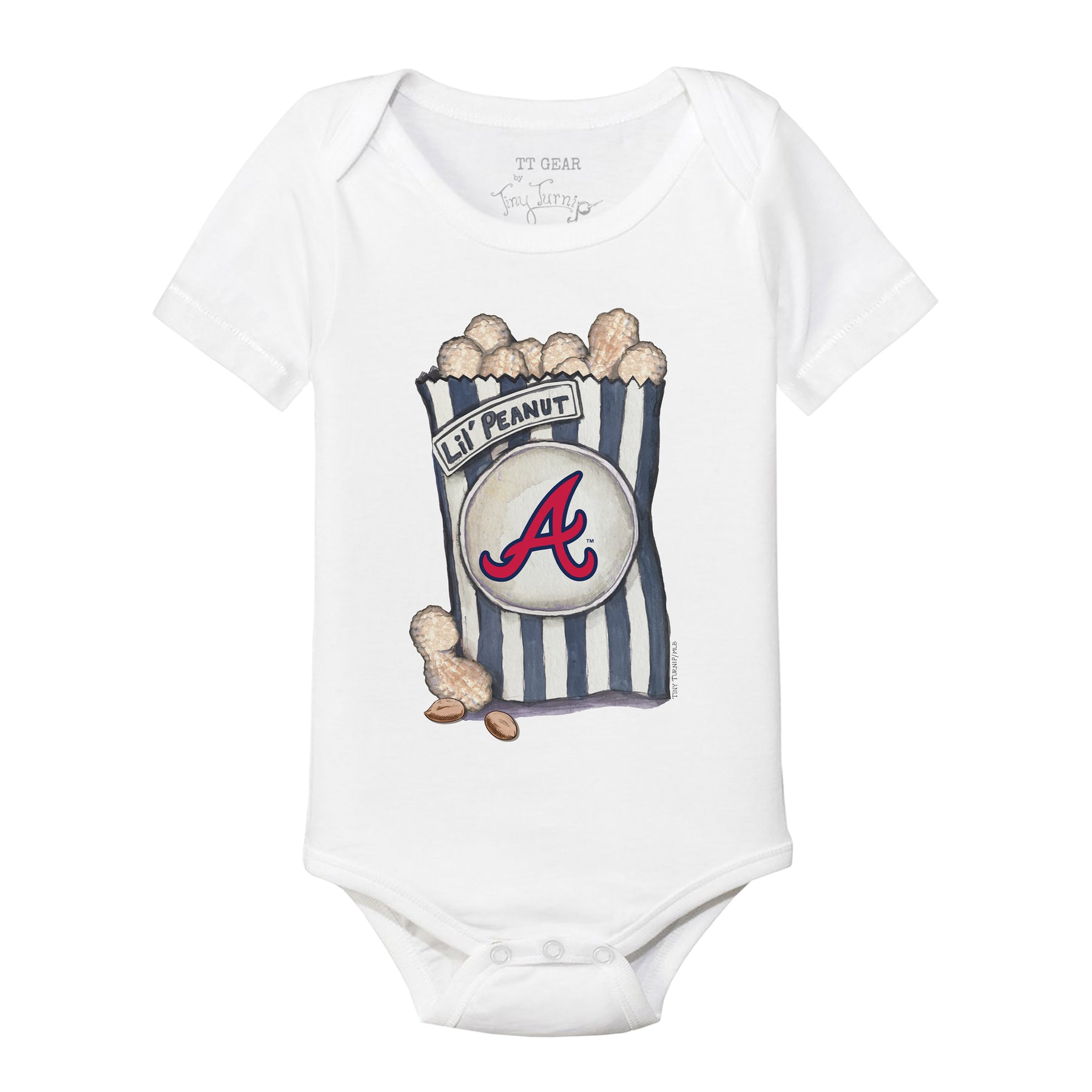 Atlanta Braves Lil' Peanut Short Sleeve Snapper