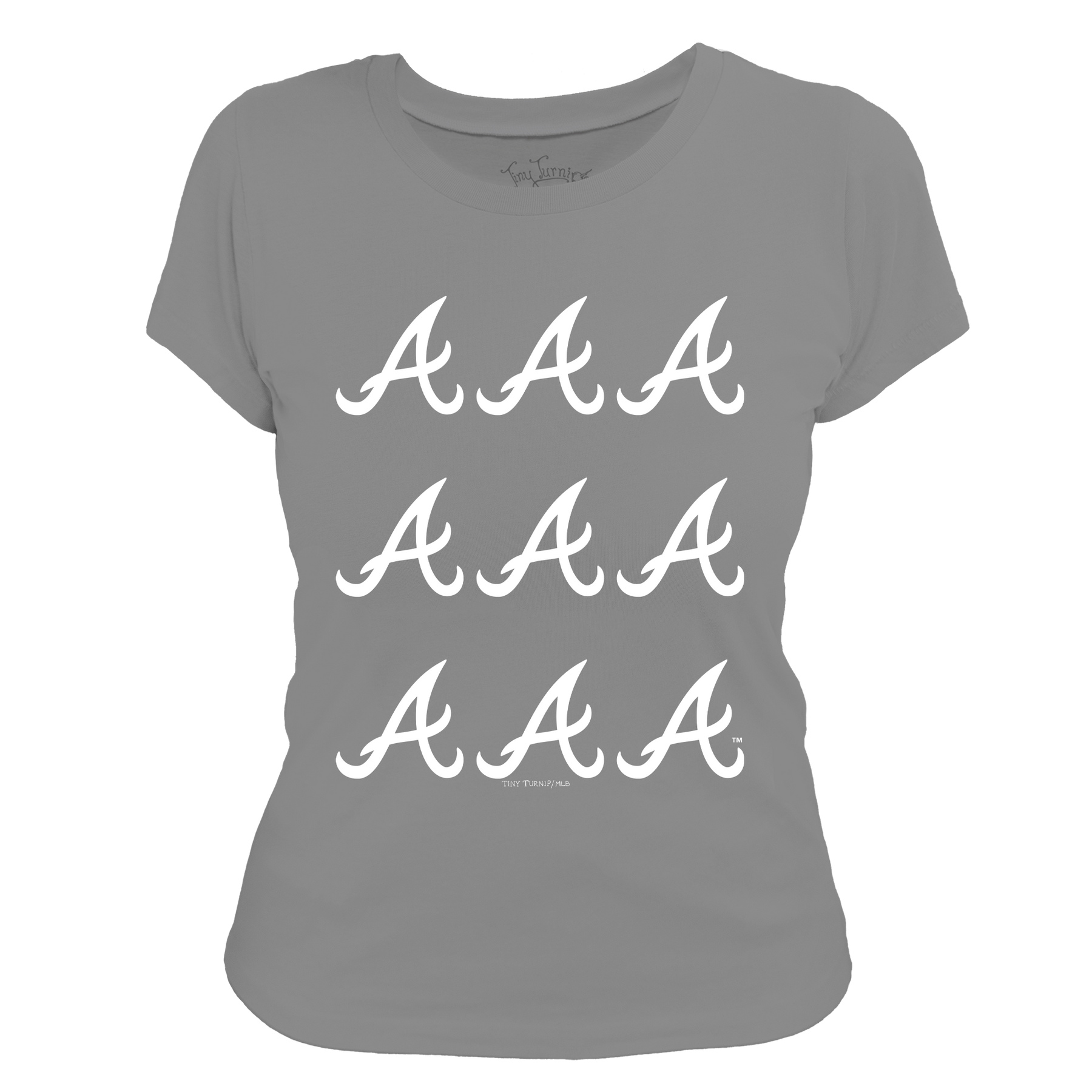 Atlanta Braves Logo Grid Tee Shirt - Tiny Turnip