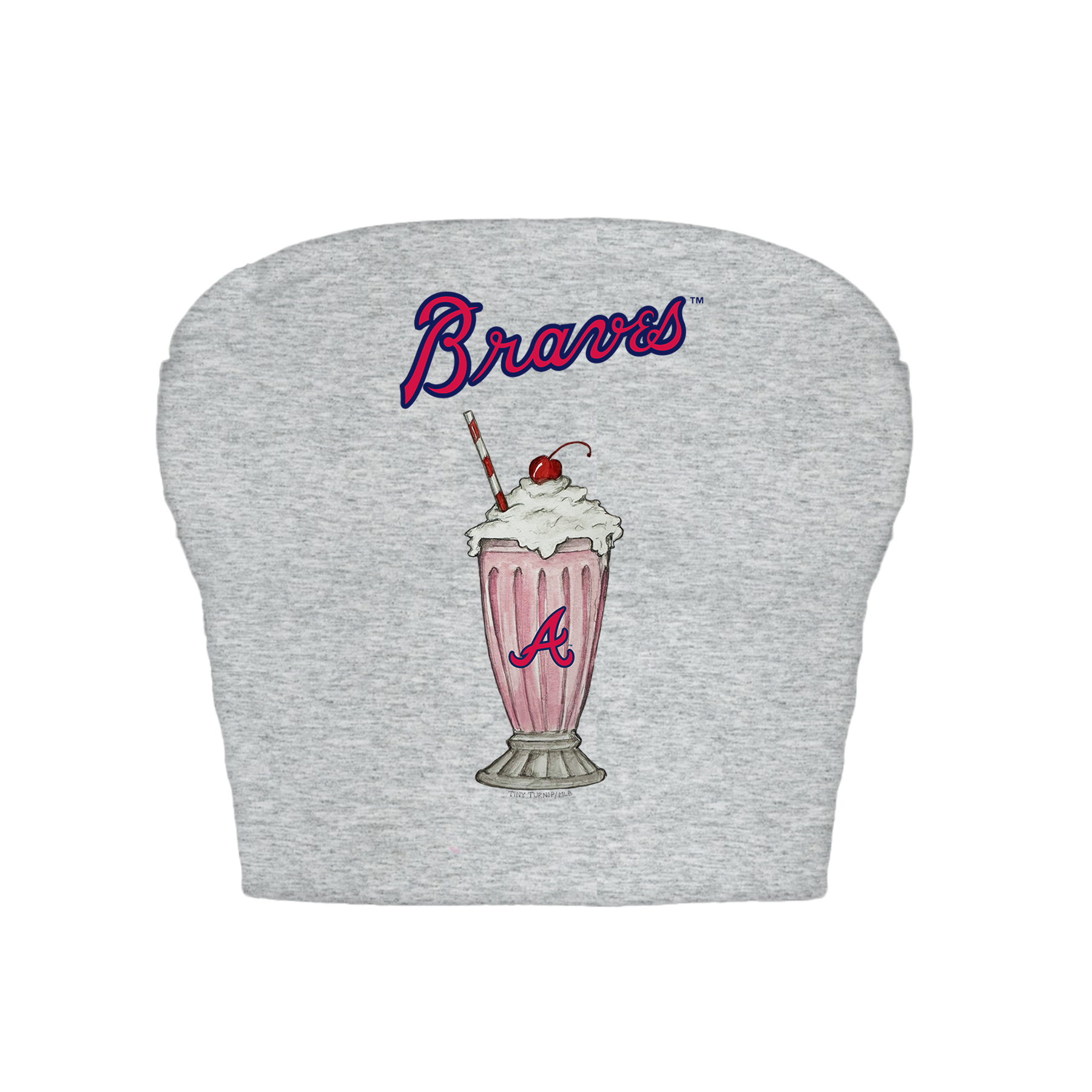 Atlanta Braves Milkshake Crop Tube Top