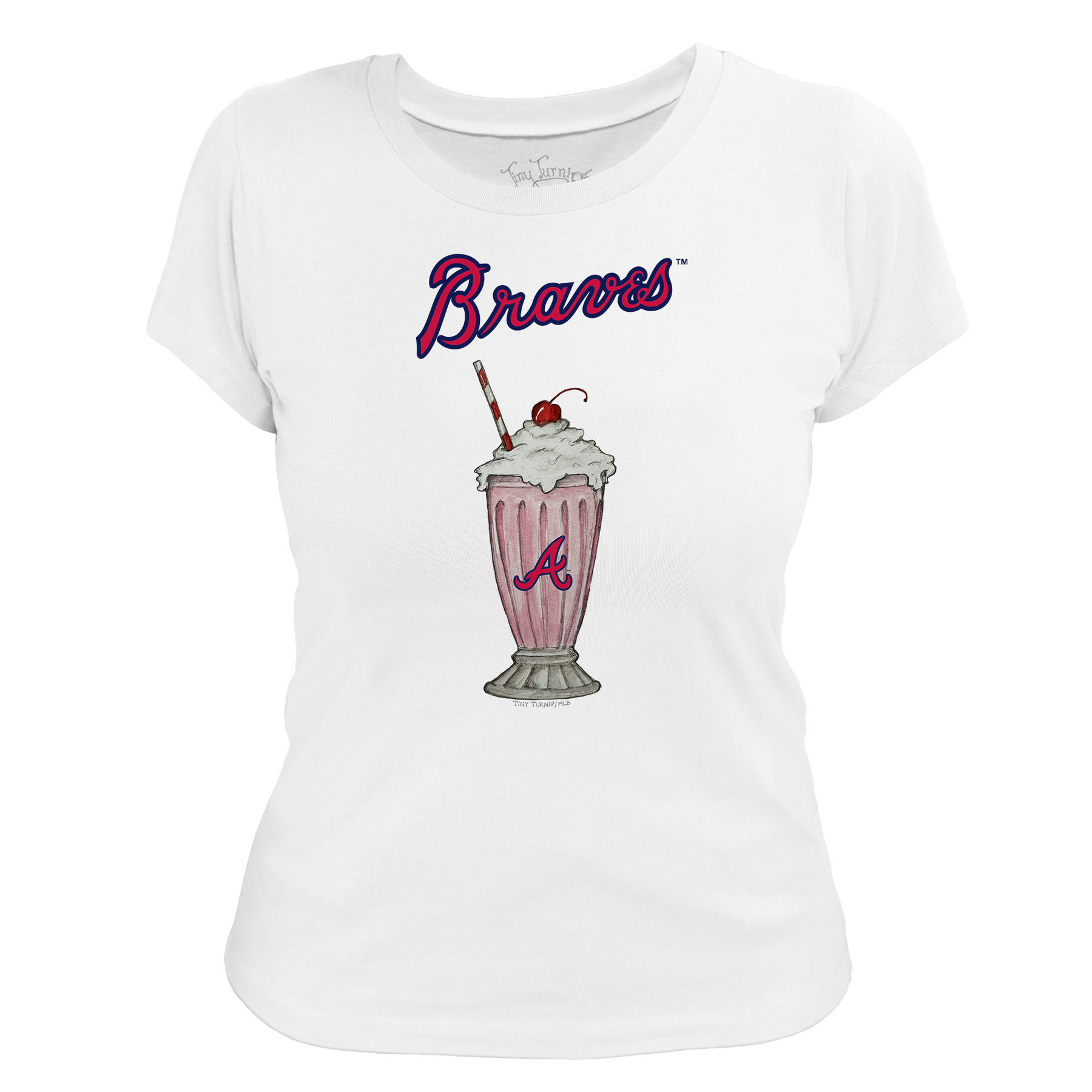 Atlanta Braves Milkshake Women's Tee Shirt