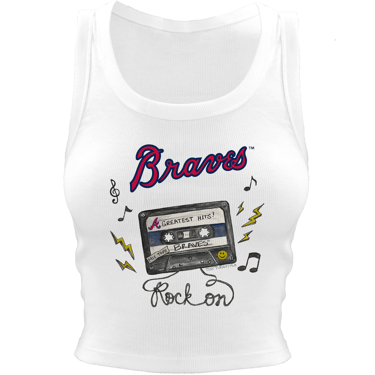 Atlanta Braves Mixtape Crop Tank
