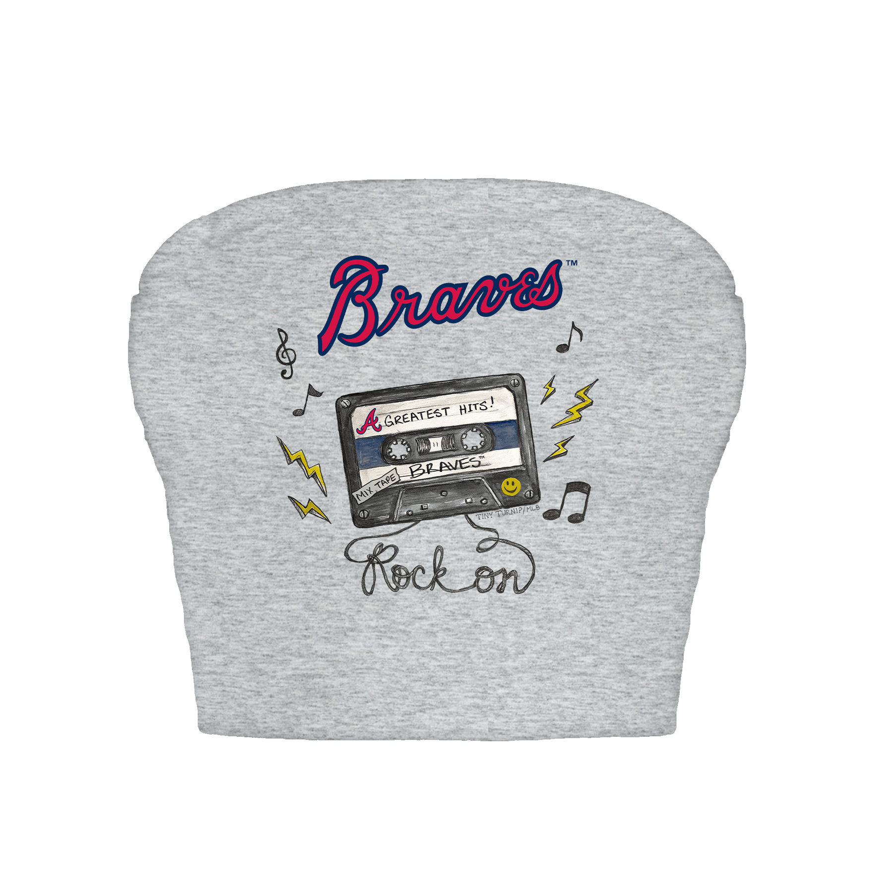 Atlanta Braves Mixtape Crop Tube Top