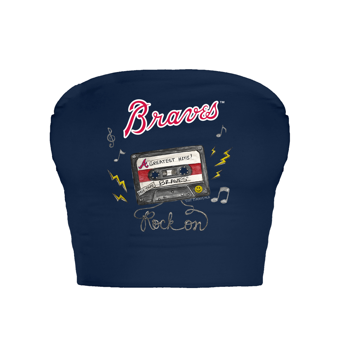 Atlanta Braves Mixtape Crop Tube Top
