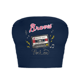 Atlanta Braves Mixtape Crop Tube Top