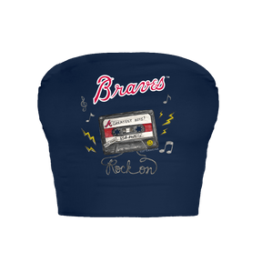Atlanta Braves Mixtape Crop Tube Top
