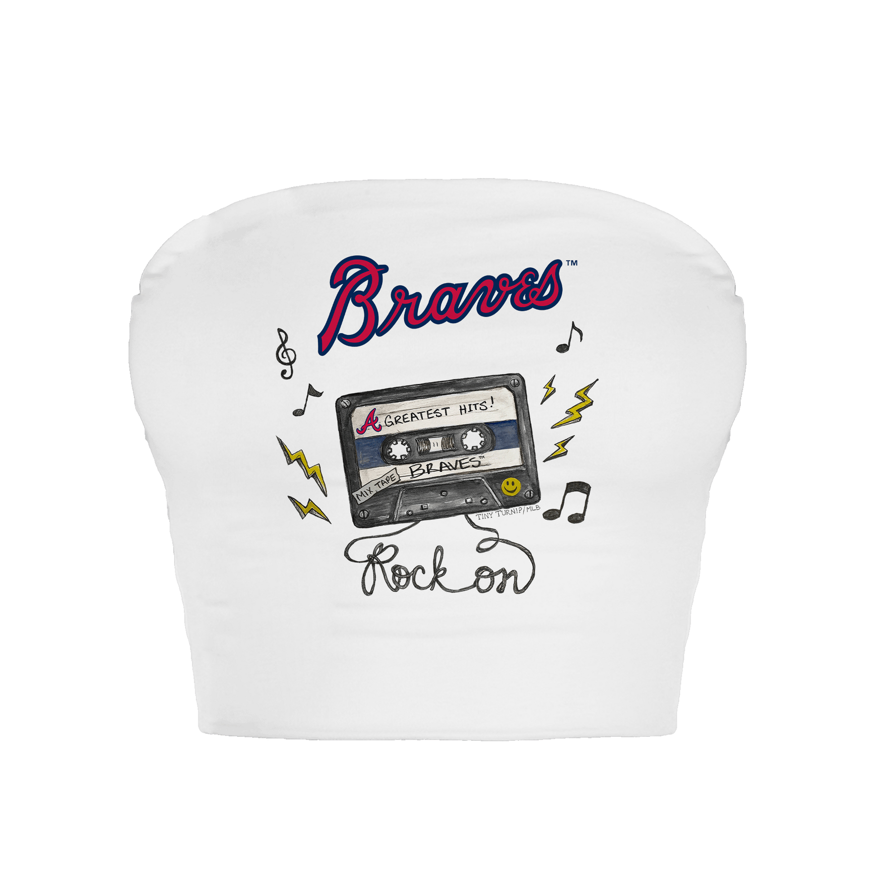 Atlanta Braves Mixtape Crop Tube Top