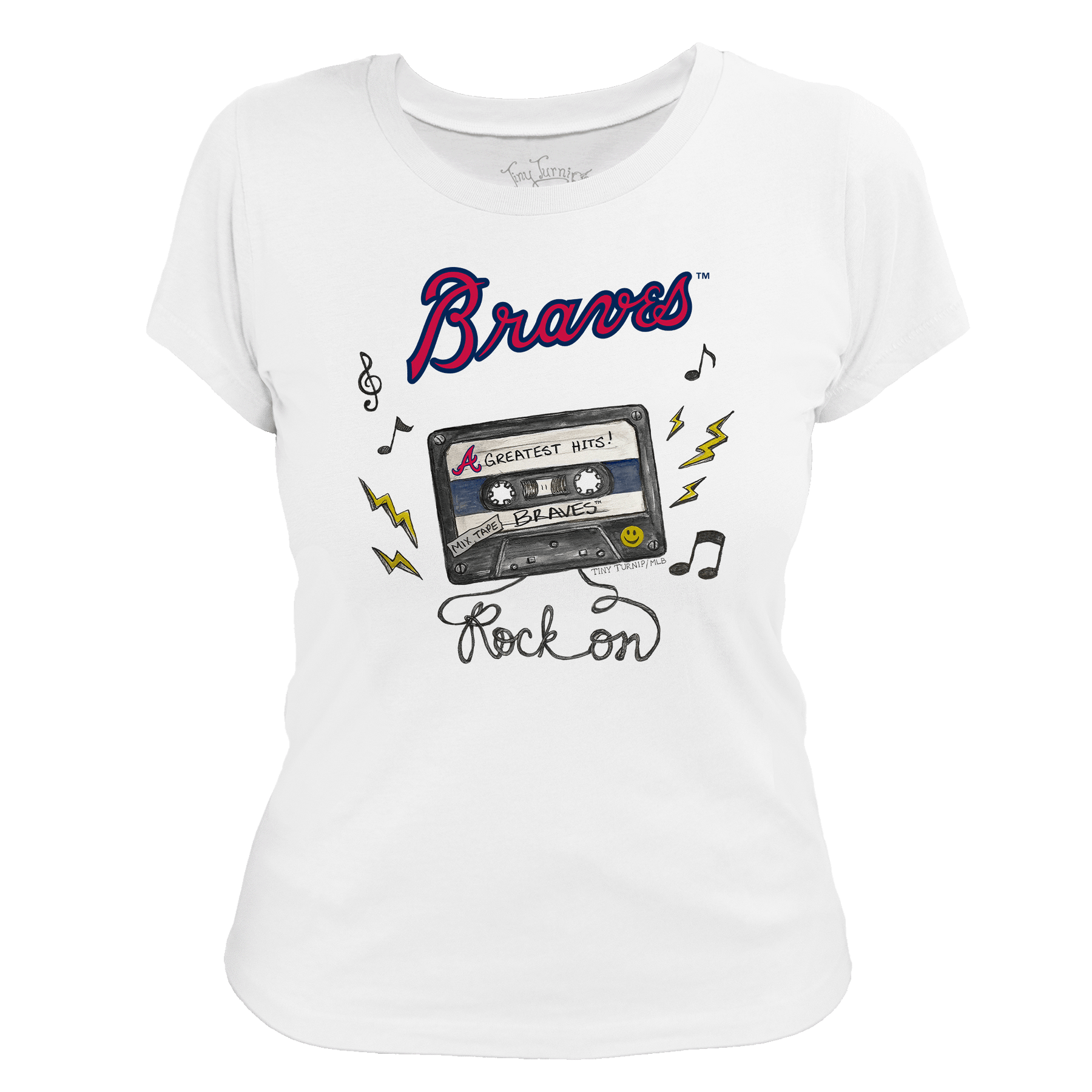 Atlanta Braves Mixtape Women's Tee Shirt