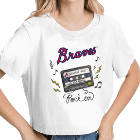 Atlanta Braves Mixtape Vintage Crop Tee