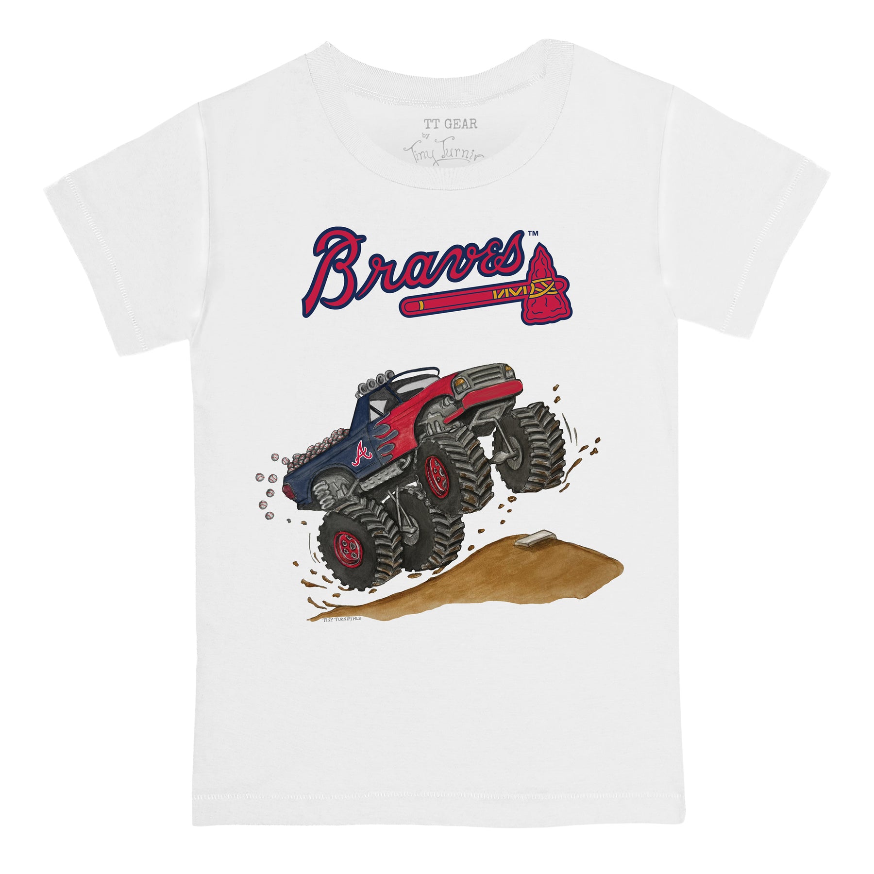 Atlanta Braves Monster Truck Tee Shirt