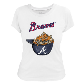 Atlanta Braves Nacho Helmet Tee Shirt - Tiny Turnip
