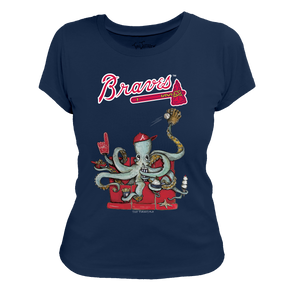 Atlanta Braves Octopus Tee Shirt