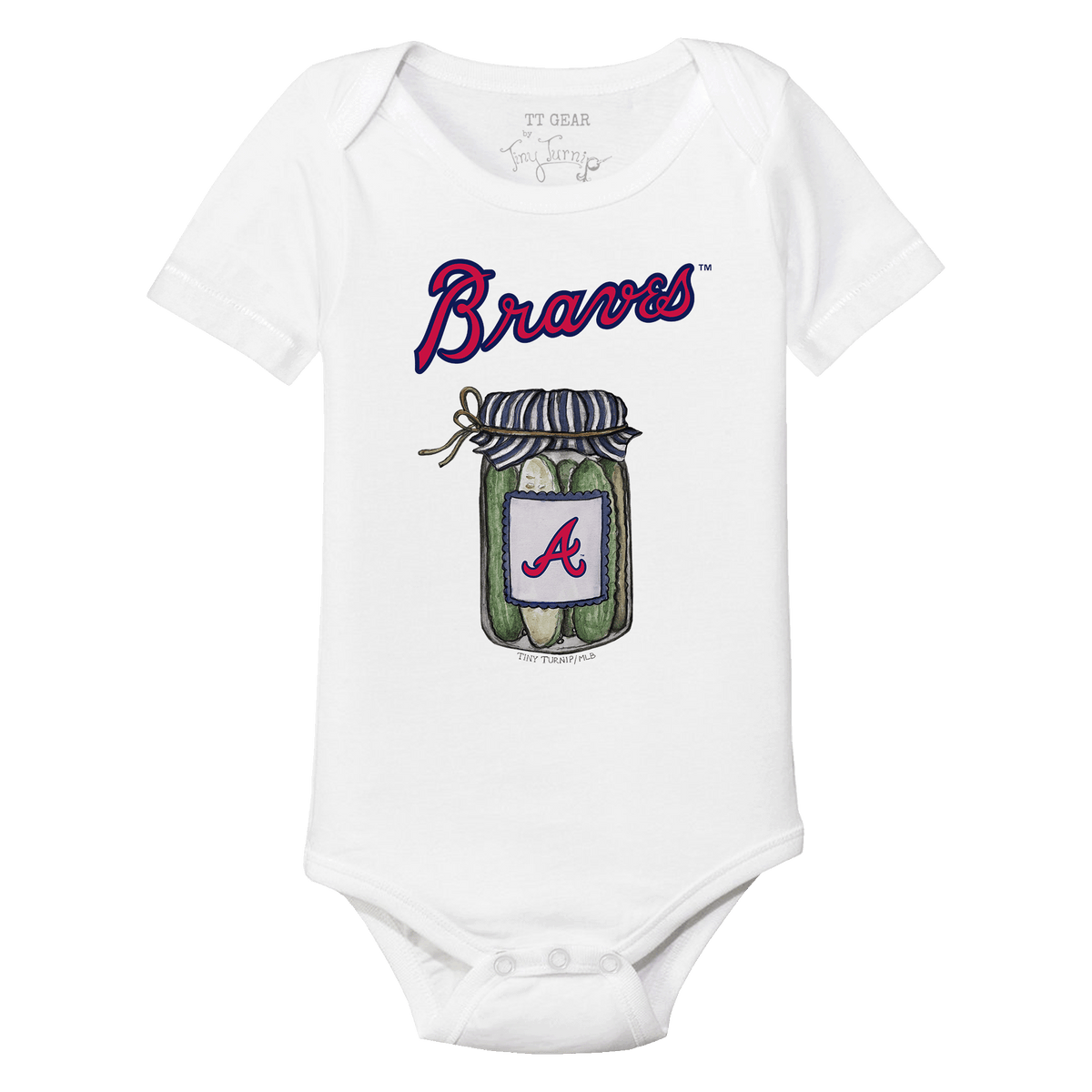 Atlanta Braves Pickle Jar Short Sleeve Snapper