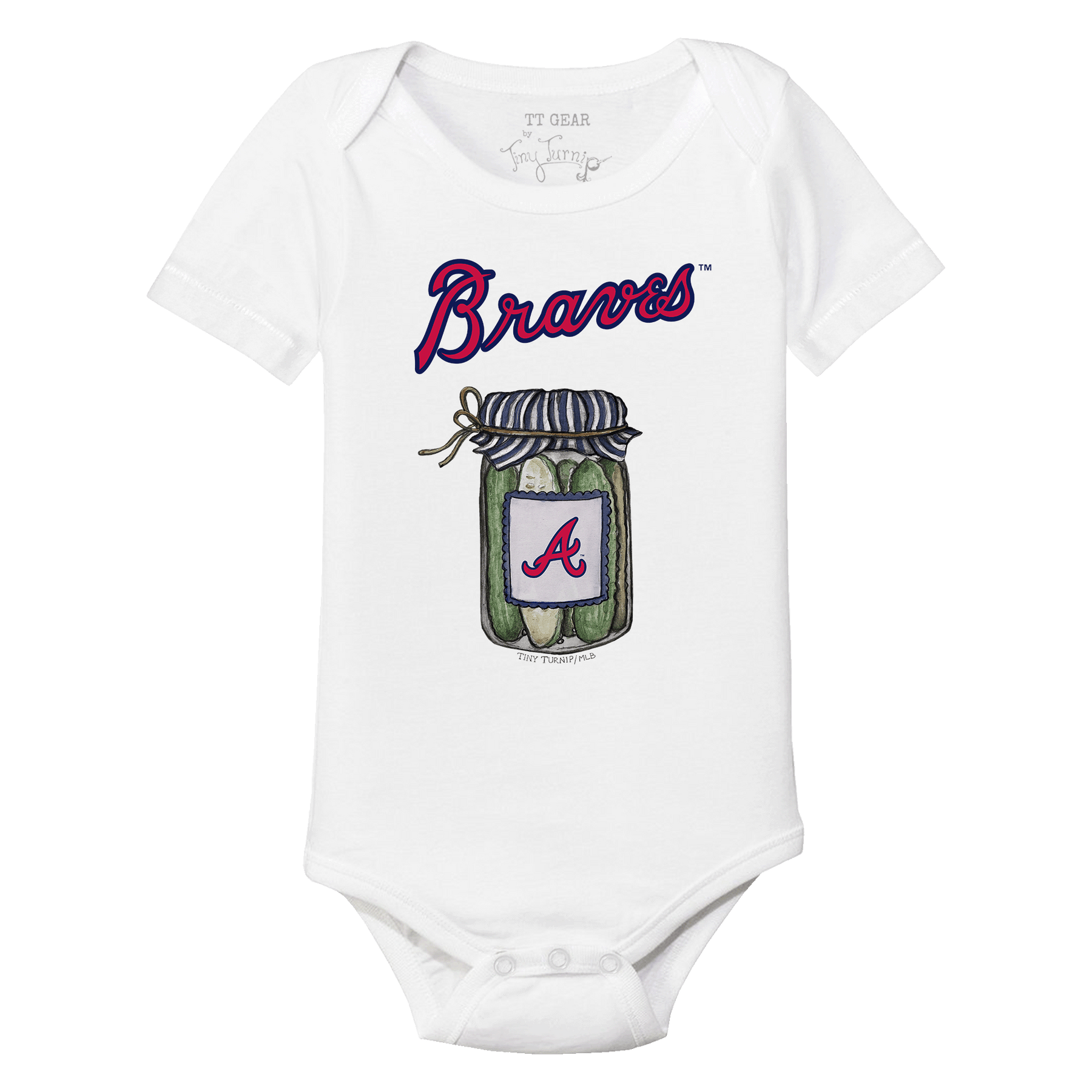 Atlanta Braves Pickle Jar Short Sleeve Snapper