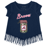 Atlanta Braves Pickle Jar Fringe Tee