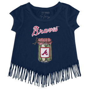 Atlanta Braves Pickle Jar Fringe Tee