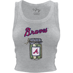 Atlanta Braves Pickle Jar Crop Tank
