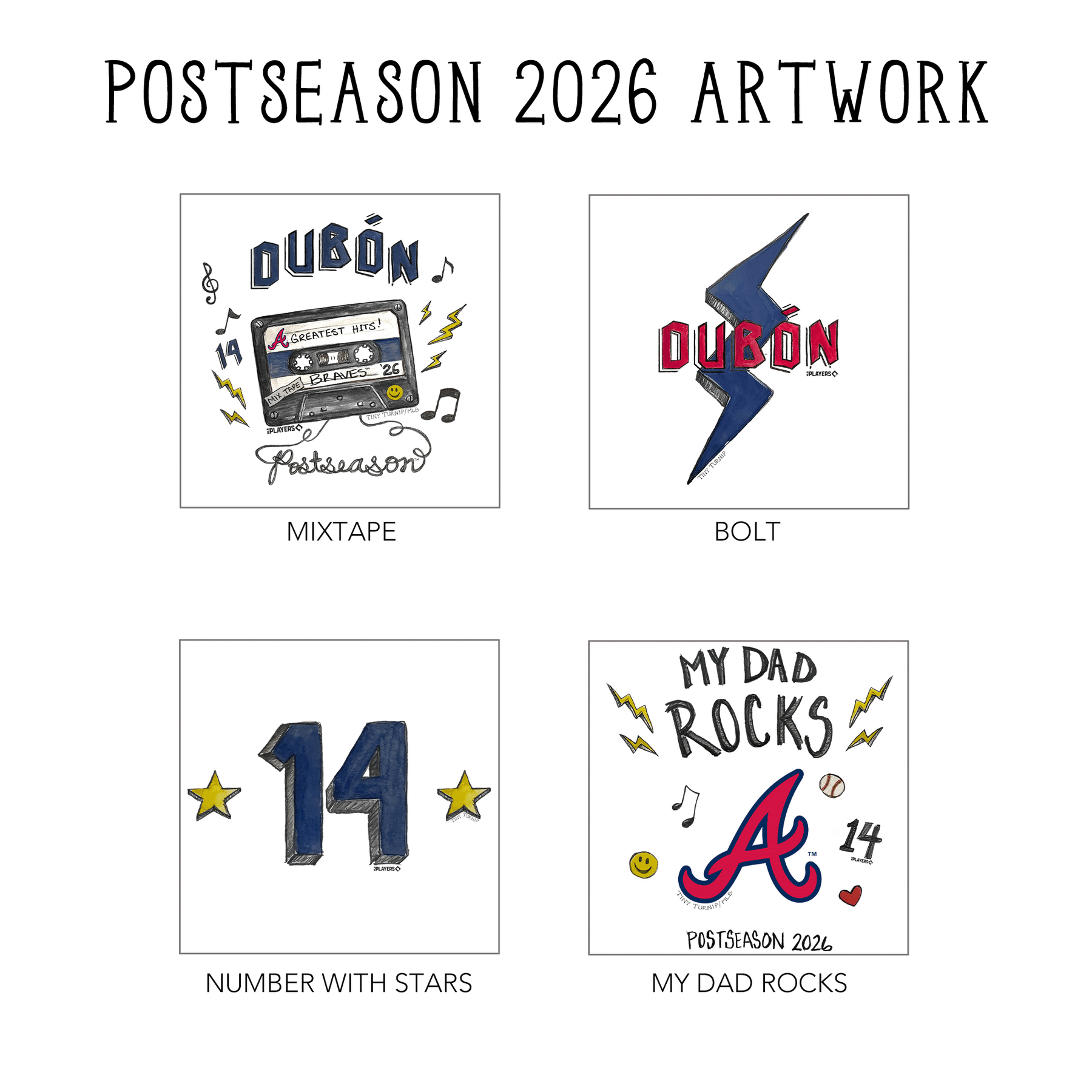 VIP Atlanta Braves Postseason '26 Falling Mesh Dress