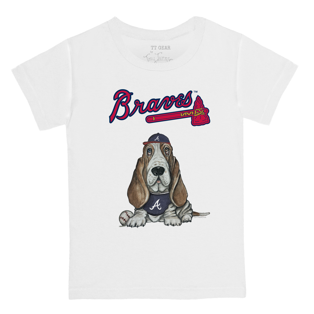Atlanta Braves Puddy Kid's Tee Shirt - Tiny Turnip