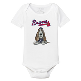 Atlanta Braves Puddy Short Sleeve Snapper - Tiny Turnip