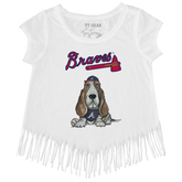 Atlanta Braves Puddy Fringe Tee - Tiny Turnip