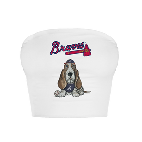 Atlanta Braves Puddy Crop Tube Top