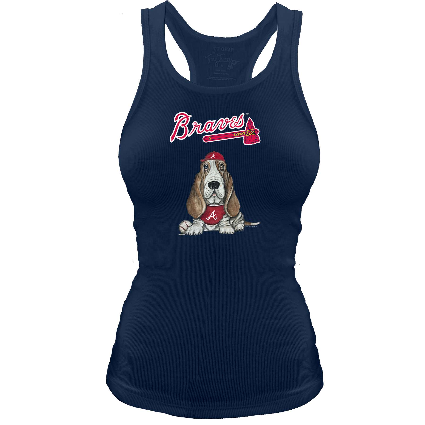 Atlanta Braves Puddy Classic Tank - Tiny Turnip