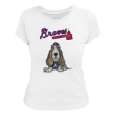 Atlanta Braves Puddy Women's Tee Shirt - Tiny Turnip
