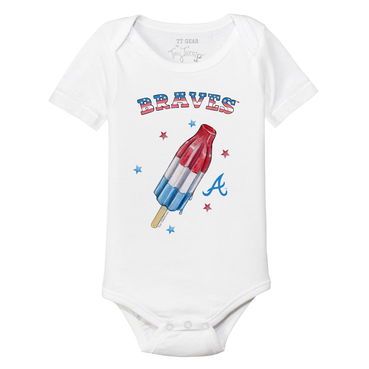 Atlanta Braves Rocket Pop Short Sleeve Snapper