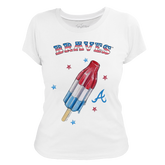 Atlanta Braves Rocket Pop Women's Tee Shirt