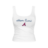 Atlanta Braves Logo Script Emmy Tank