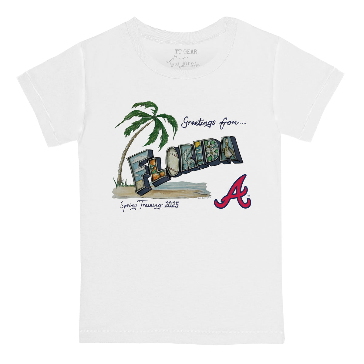 Atlanta Braves Spring Training 2025 Tee Shirt