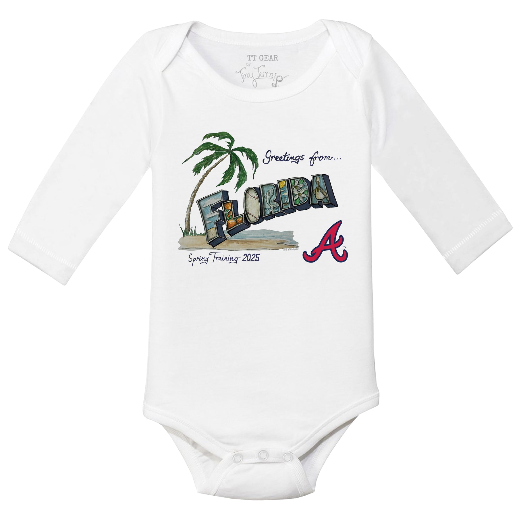 Atlanta Braves Spring Training 2025 Long Sleeve Snapper