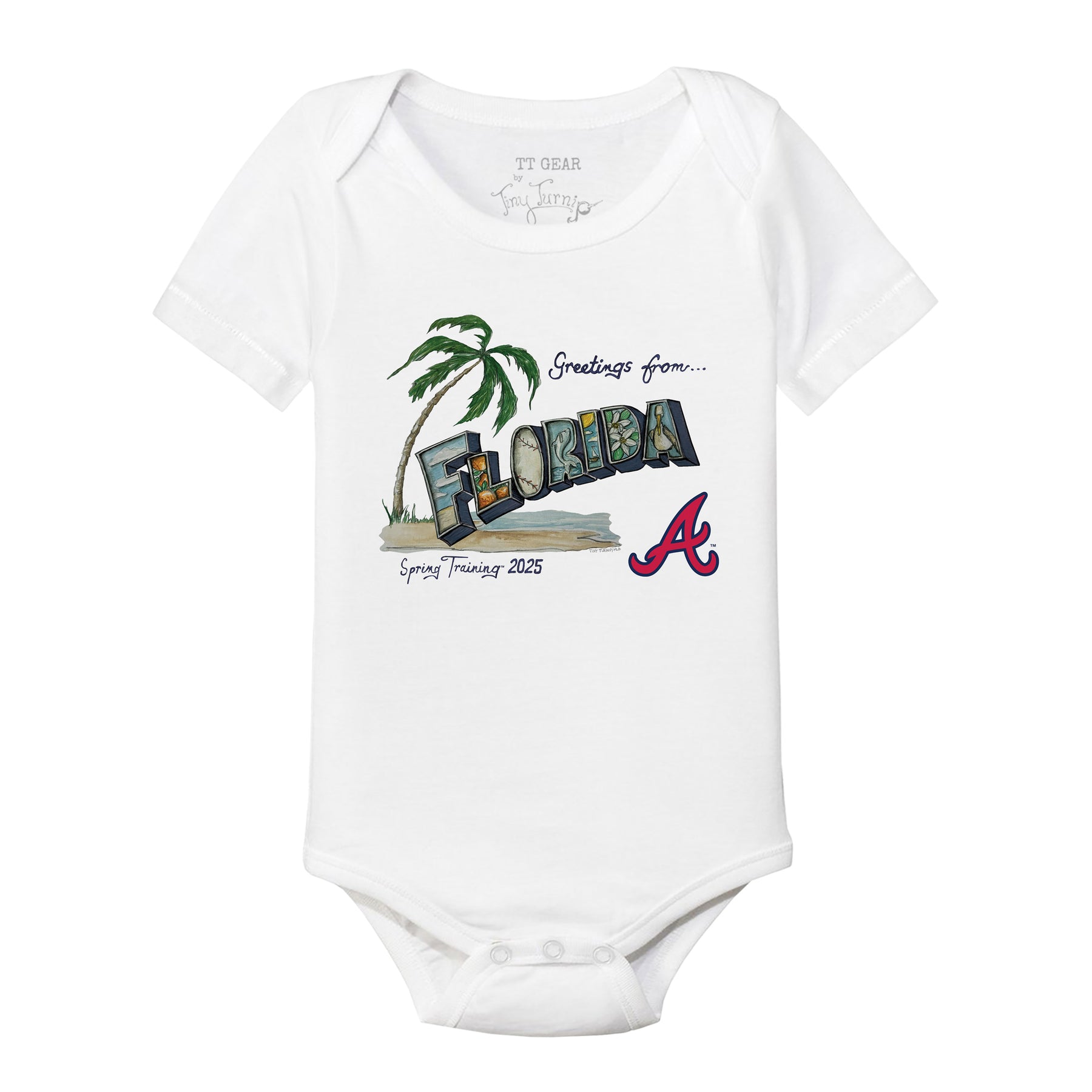 Atlanta Braves Spring Training 2025 Short Sleeve Snapper