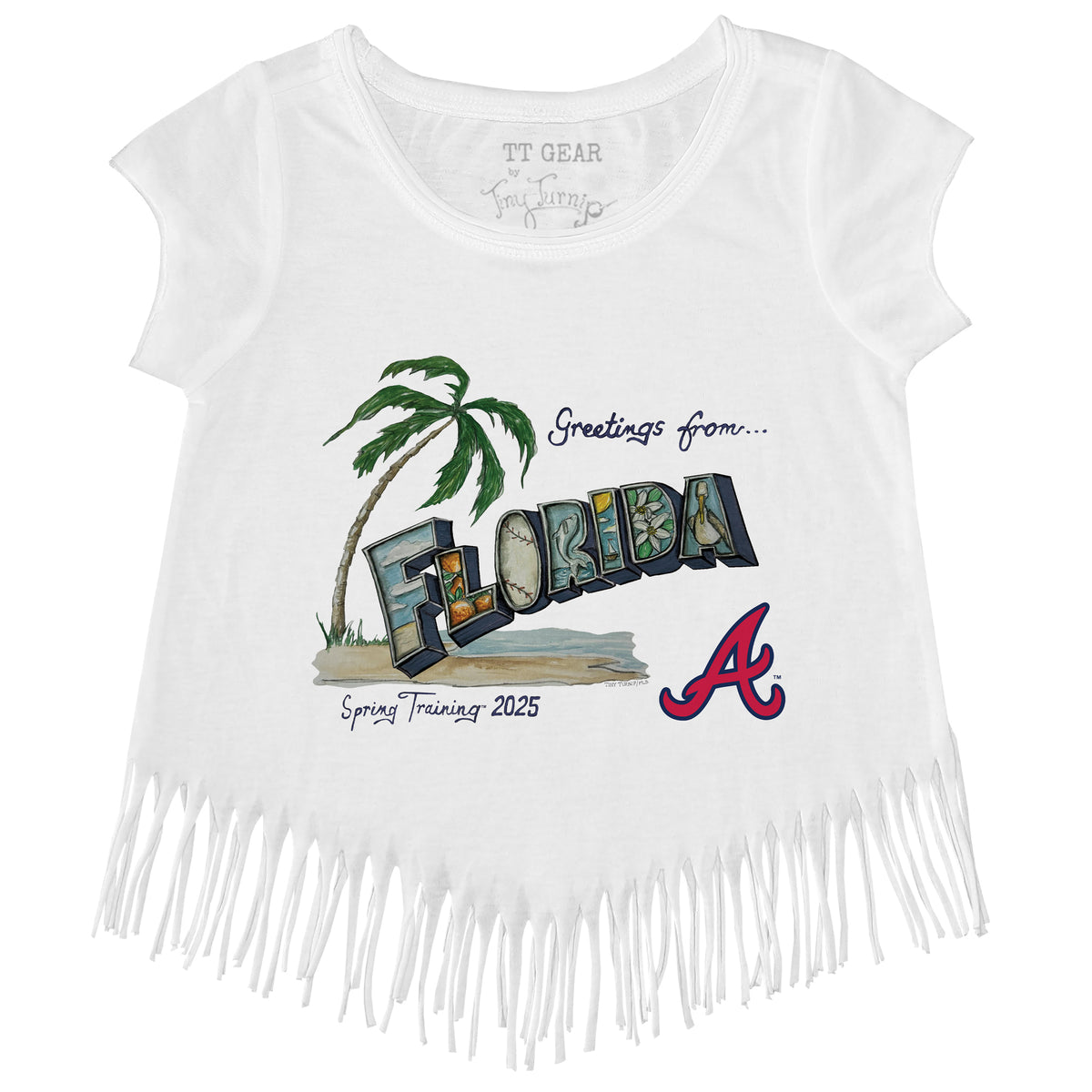 Atlanta Braves Spring Training 2025 Fringe Tee