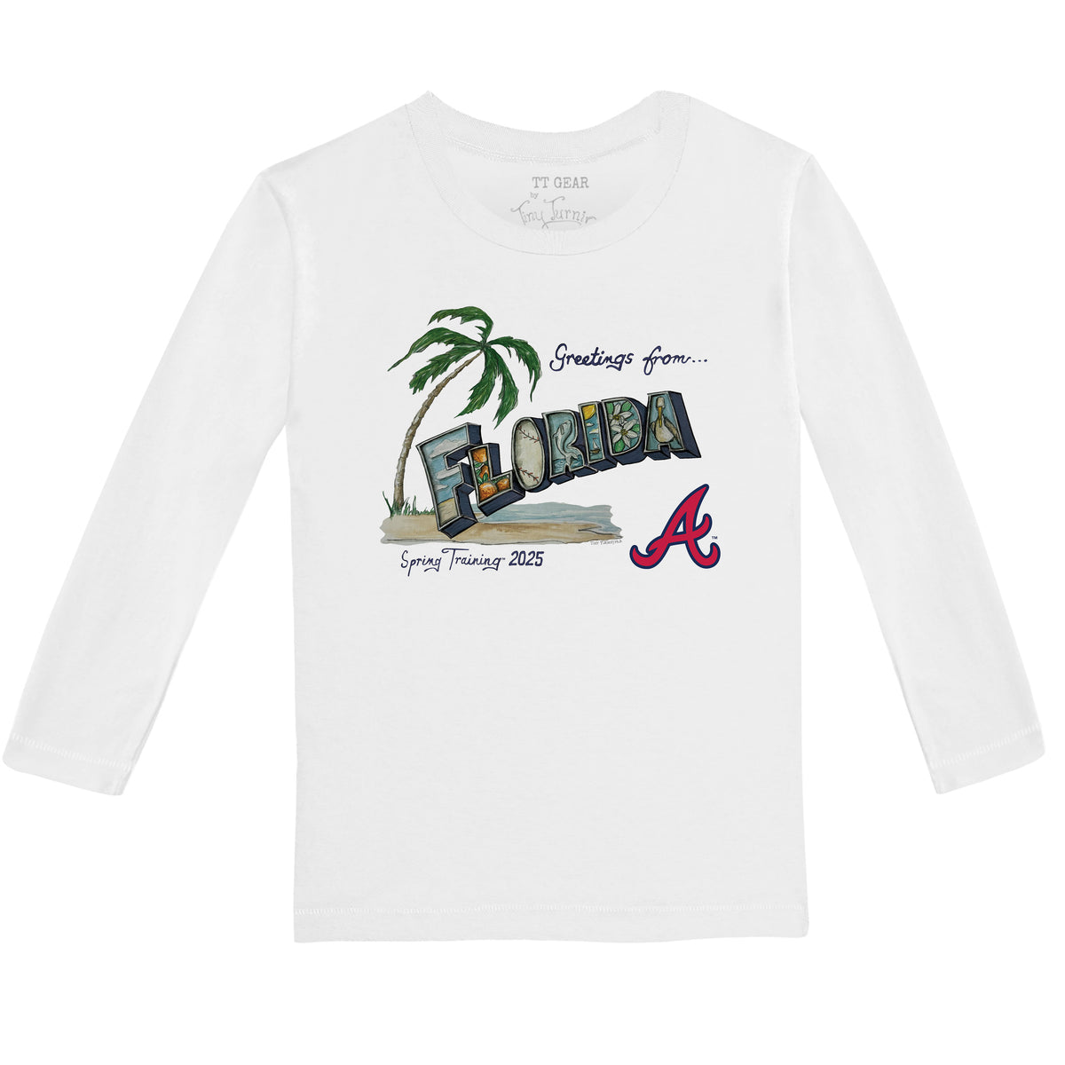 Atlanta Braves Spring Training 2025 Long-Sleeve Tee Shirt