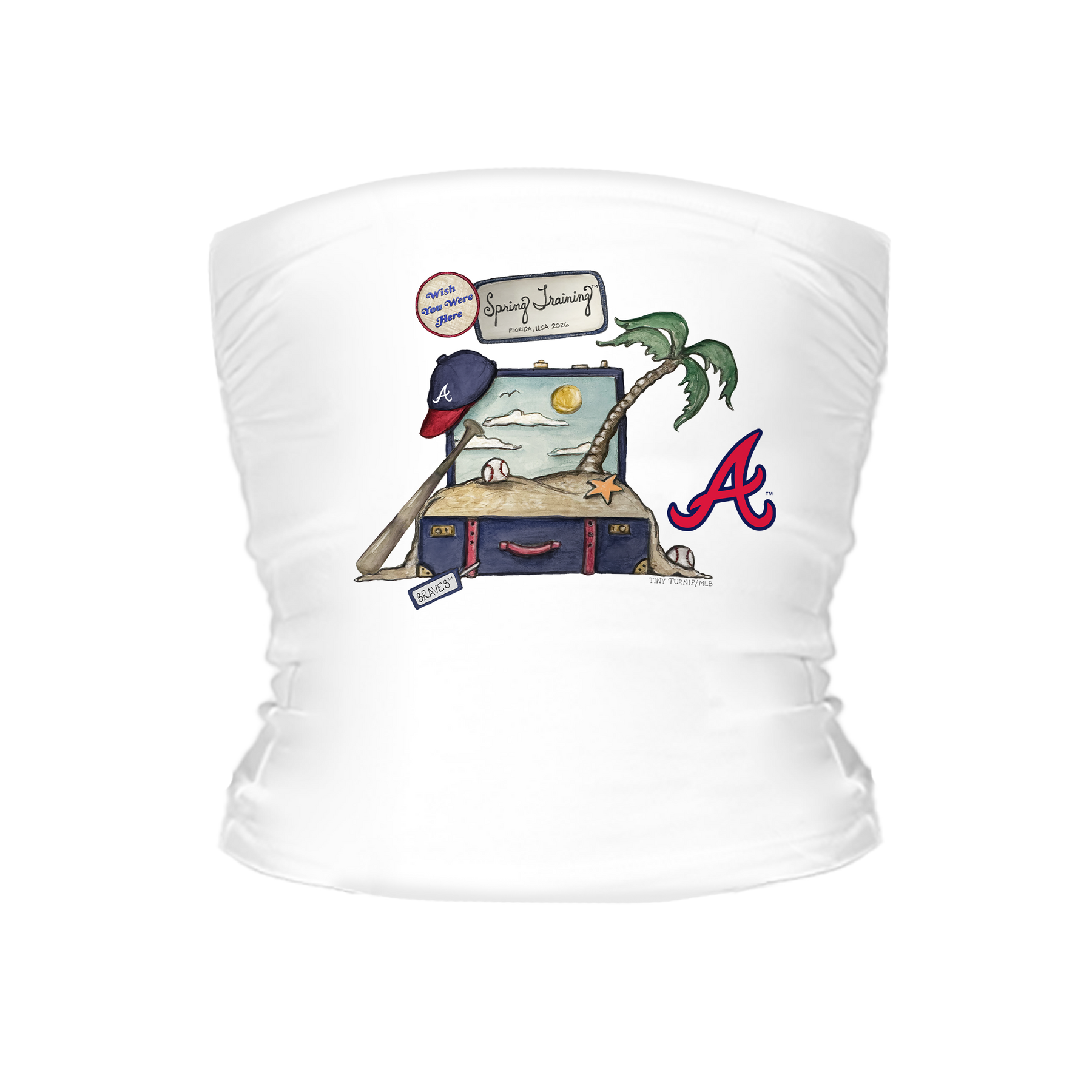Atlanta Braves Spring Training 2026 Tube Top - Tiny Turnip