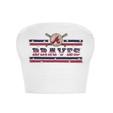 Atlanta Braves Stars and Stripes Crop Tube Top
