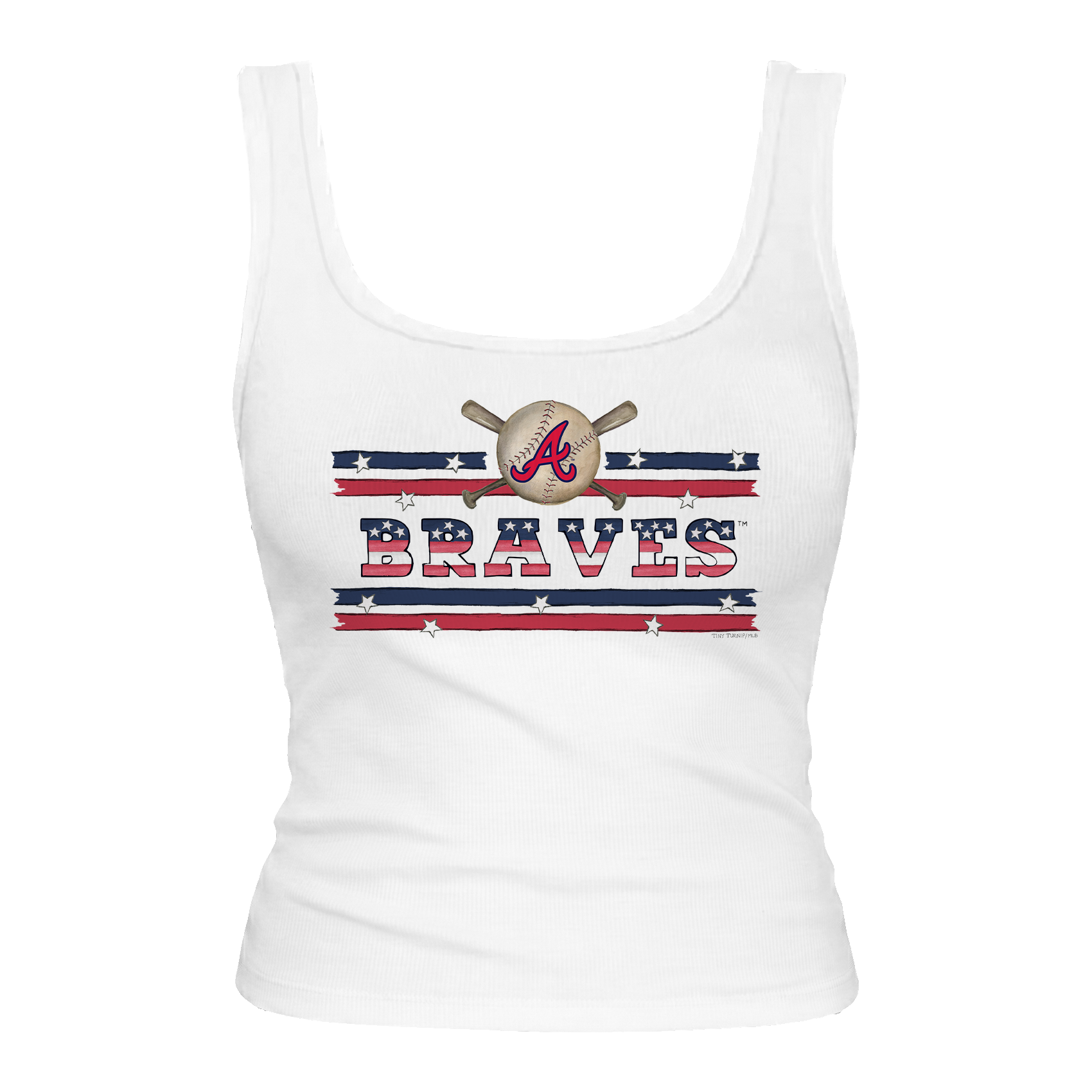 Atlanta Braves Stars and Stripes Emmy Tank