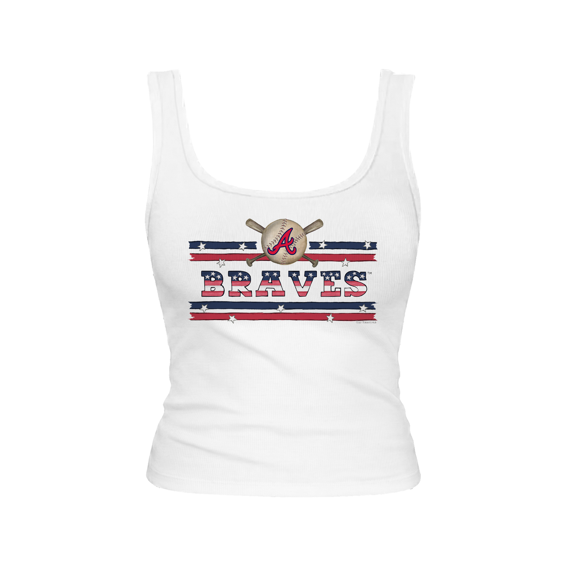 Atlanta Braves Stars and Stripes Emmy Tank