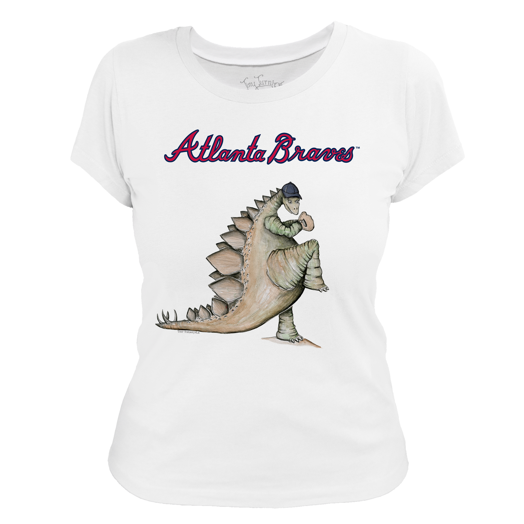 Atlanta Braves Stega Tee Shirt - Tiny Turnip