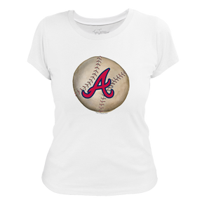 Atlanta Braves Stitched Baseball Tee Shirt - Tiny Turnip