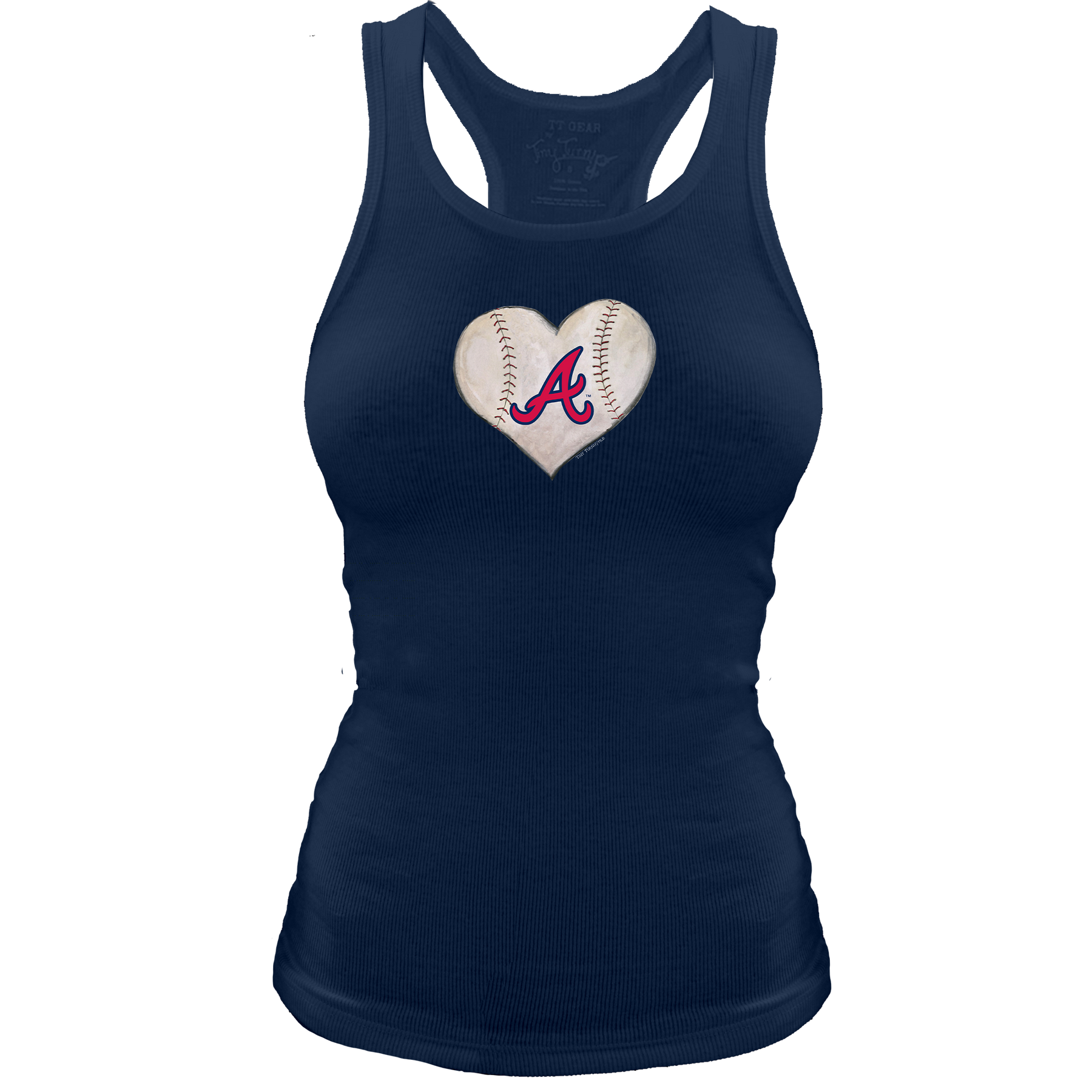 Atlanta Braves Stitched Heart Classic Tank - Tiny Turnip