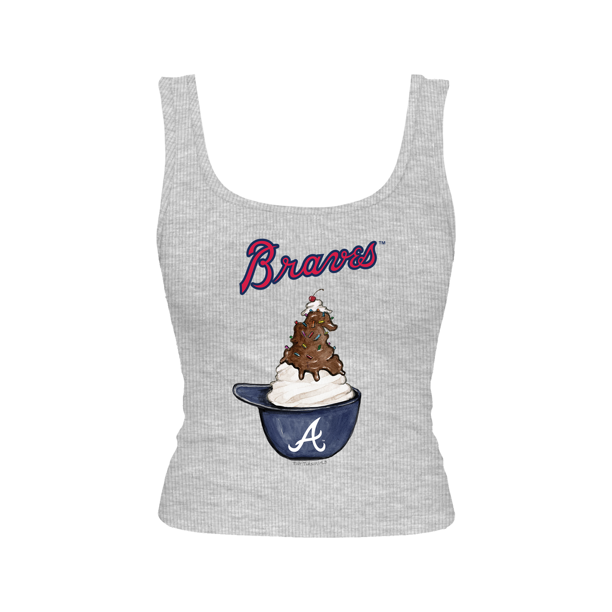 Atlanta Braves Sundae Helmet Emmy Tank
