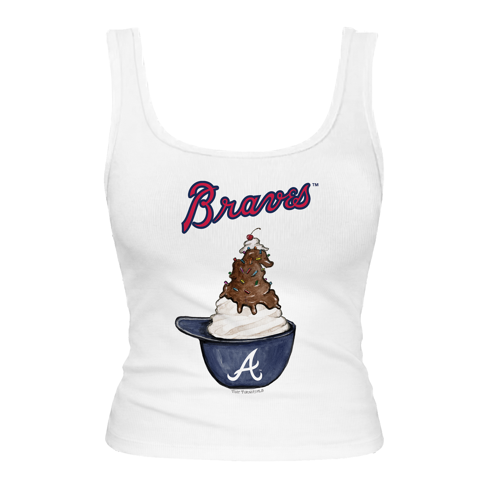 Atlanta Braves Sundae Helmet Emmy Tank