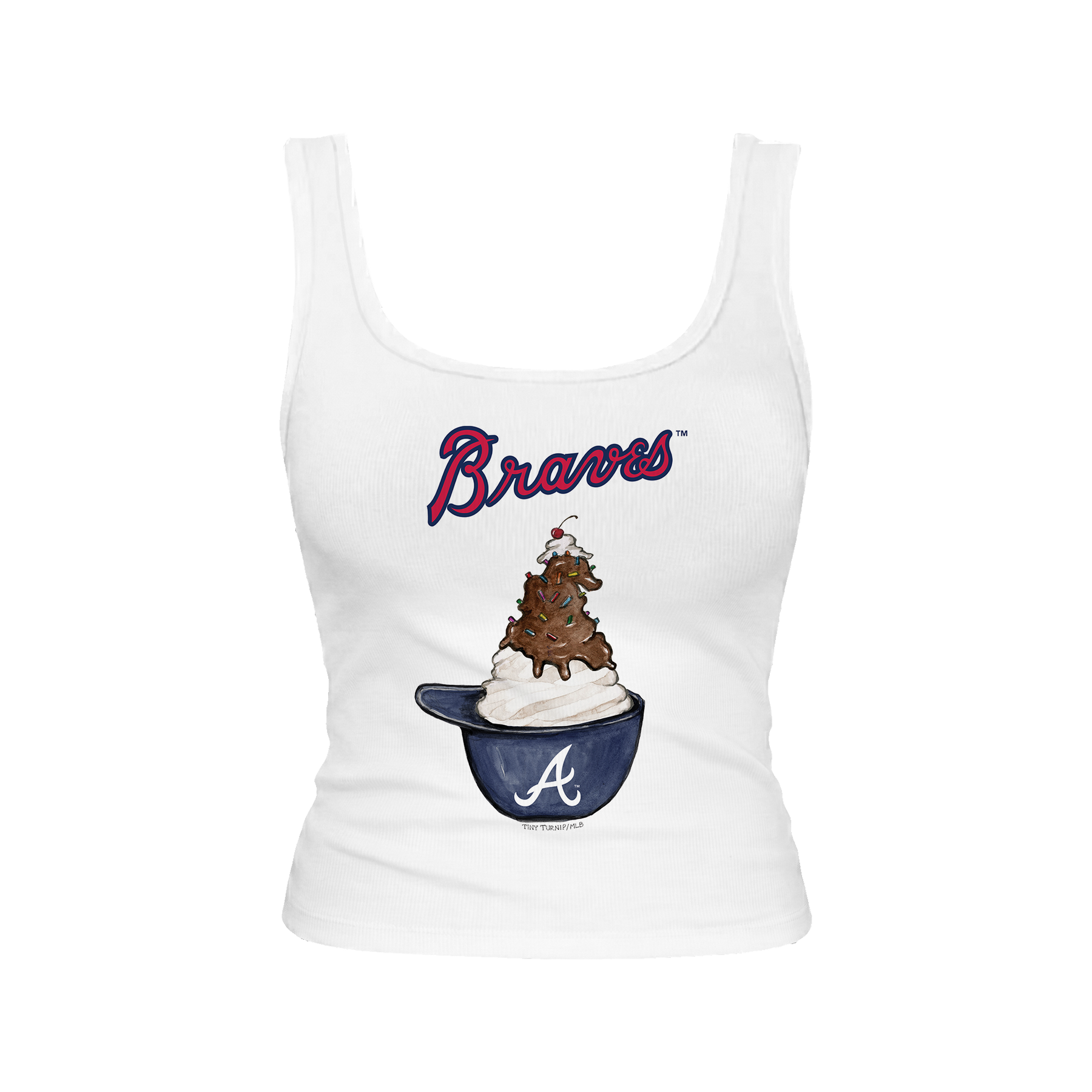 Atlanta Braves Sundae Helmet Emmy Tank