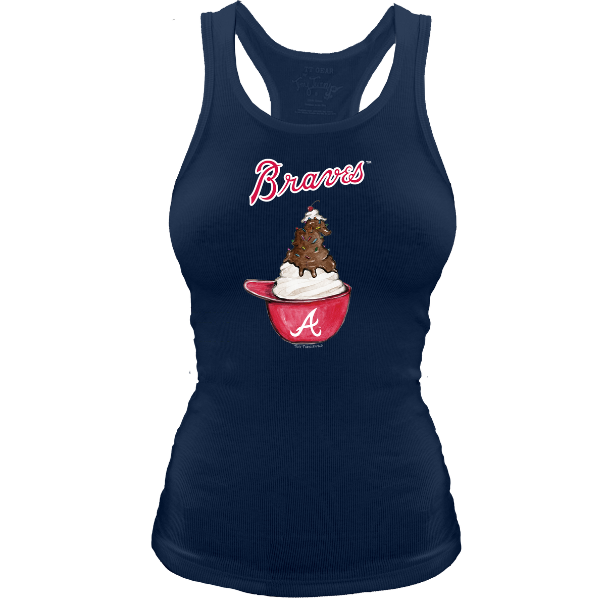 Atlanta Braves Sundae Helmet Classic Tank - Tiny Turnip