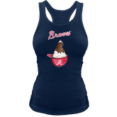 Atlanta Braves Sundae Helmet Classic Tank - Tiny Turnip