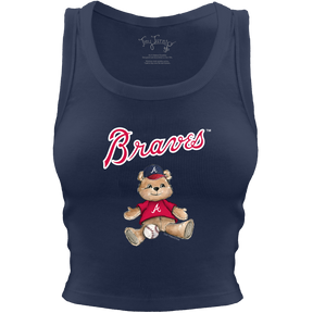 Atlanta Braves Teddy Crop Tank