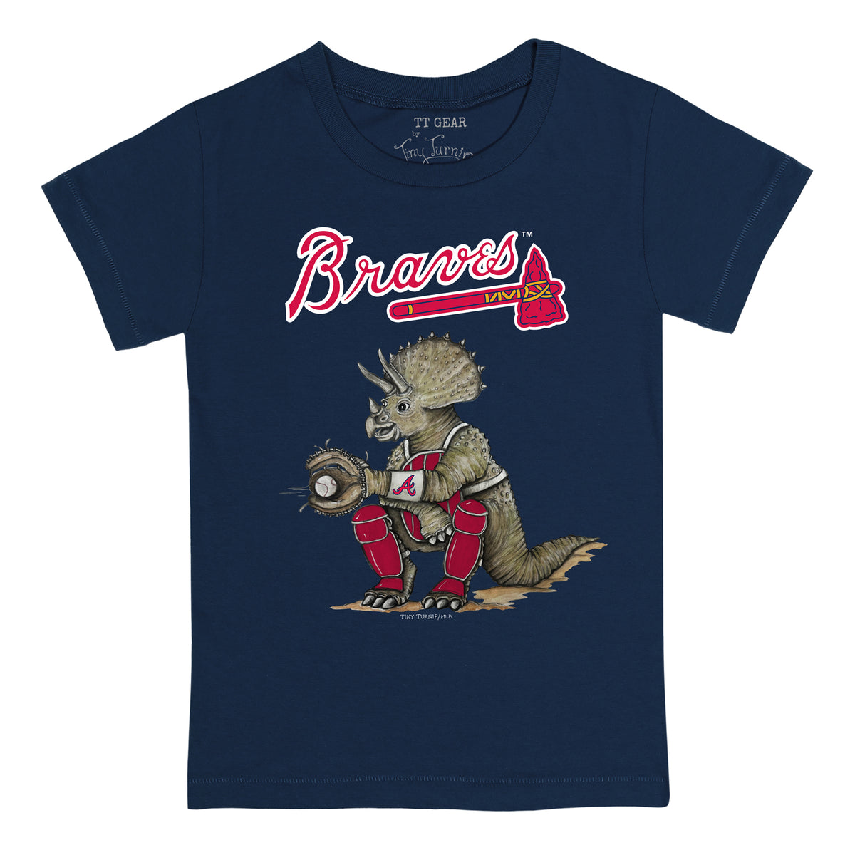 Atlanta Braves Triceratops Tee Shirt
